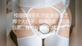 校园堕落巨乳少女 天生长了两个大奶子，烦恼少女，烦恼巨乳，痒得自慰骚穴揉乳房！