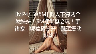 [MP4/ 596M] 新人下海两个嫩妹妹！SM捆绑挺会玩！手铐塞，绑着腿张开，跳蛋震动阴蒂