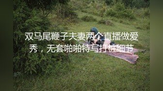 双马尾鞭子夫妻两个直播做爱秀，无套啪啪特写打桩细节