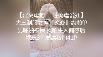 【淫荡母狗❤️性瘾虐爱狂】大三制服女神『晚晚』约啪单男啪啪被操 找陌生人前怼后操玩3P 高清私拍41P