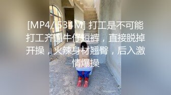 [MP4/ 534M] 打工是不可能打工齐逼牛仔短裤，直接脱掉开操，火辣身材翘臀，后入激情爆操