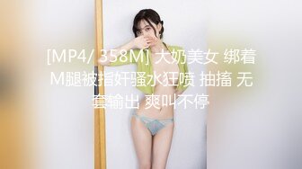 [MP4/ 358M] 大奶美女 绑着M腿被指奸骚水狂喷 抽搐 无套输出 爽叫不停