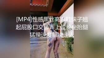 [MP4]性感黑丝高跟鞋妹子翘起屁股口交舔弄上位骑坐抬腿猛操速度解决走人