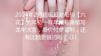 2024年2月超级反差母狗【六花】大年初一拜年美背滴蜡写龙年大吉，高价付费福利，还有比她更骚的吗？ (1)